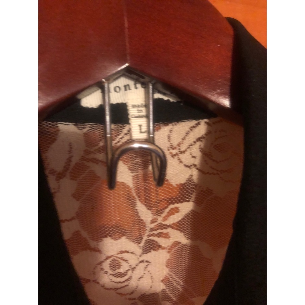 See through button down collared top - Picture 4 of 5